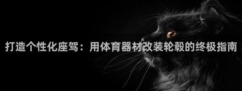 尊龙在线登录官网：打造个性化座驾：用体育器材改装轮毂