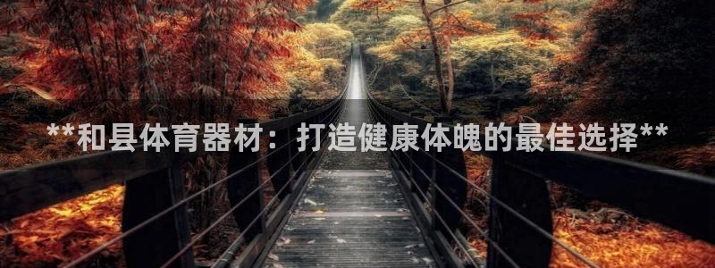 agz6尊龙凯时集团：**和县体育器材：打造健康体魄