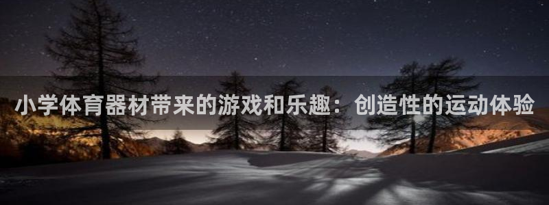 尊龙凯时合法吗?：小学体育器材带来的游戏和乐趣：创造