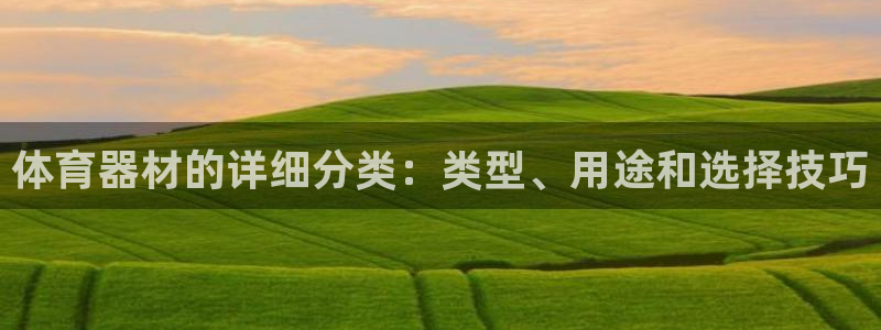 尊龙凯时有没有出不了款的情况：体育器材的详细分类：类